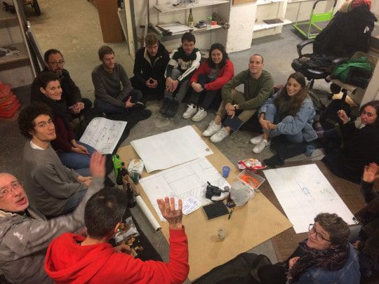 Exemple de rassemblement pour avancer sur des thématiques Photo d'un rassemblement